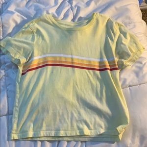 A Yellow tie-dye shirt